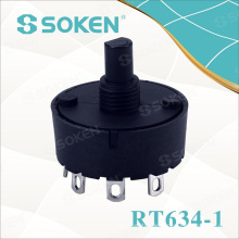 Soken Rotary Switch 4 Position 6 (4) ein T85 TÜV